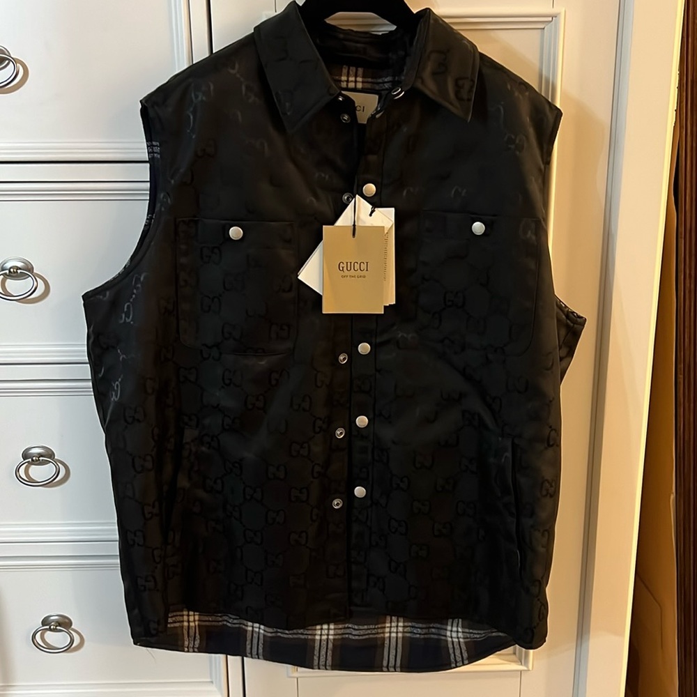 Gucci Off The Grid Vest in black